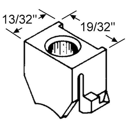 Strybuc Plastic Pivot Retainer White 62-519